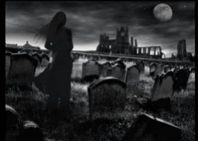 dans le noire